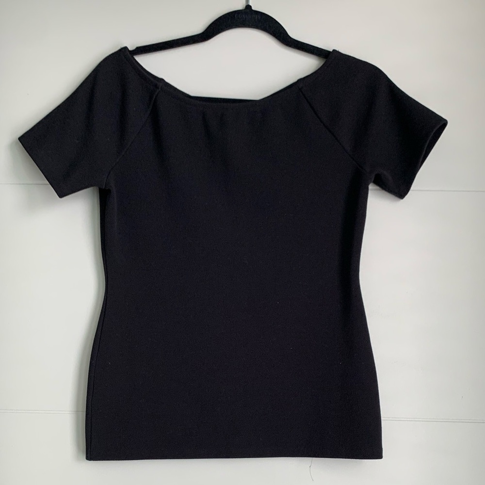 Anne Taylor Factory Black Shirt